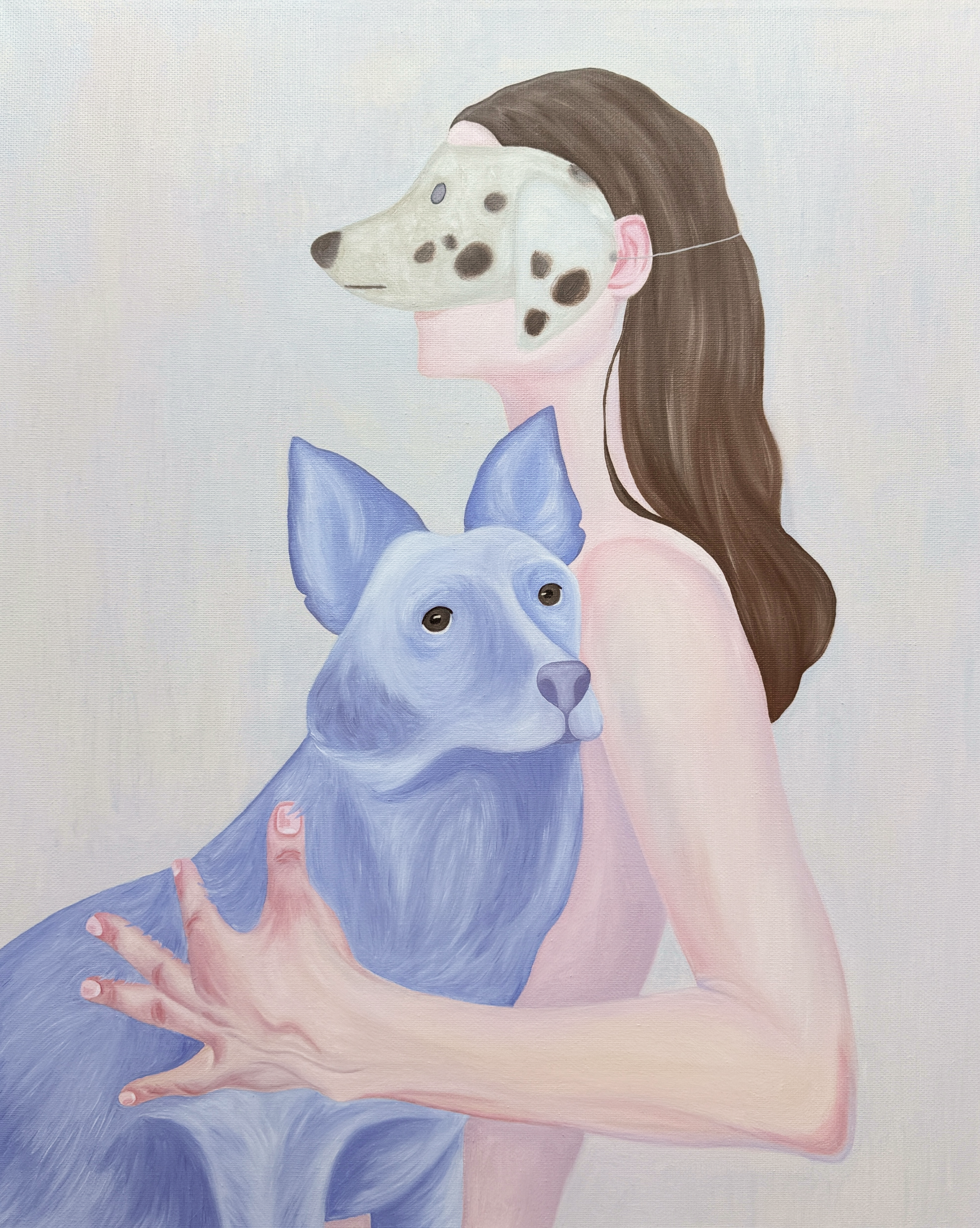 невидимка, масло, холст, 45 × 55 см